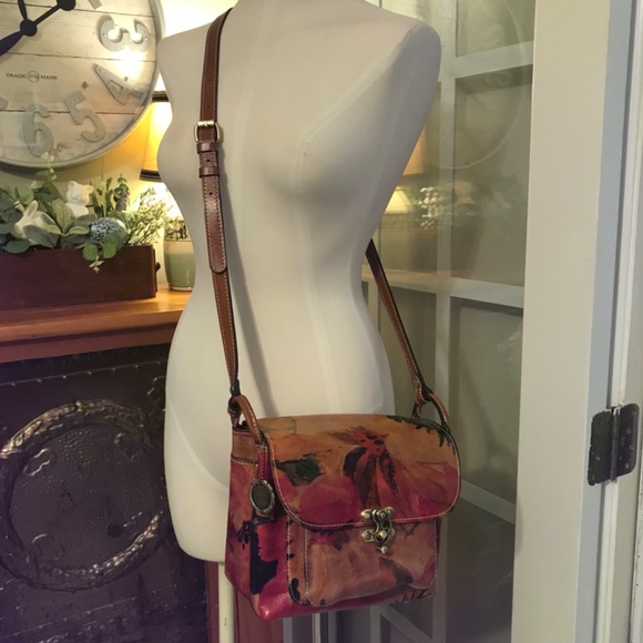 Patricia Nash 10th Anniversary Leandra leather crossbody bag - Picture 6 of 16